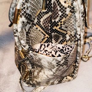 Jessica Simpson snake backpack